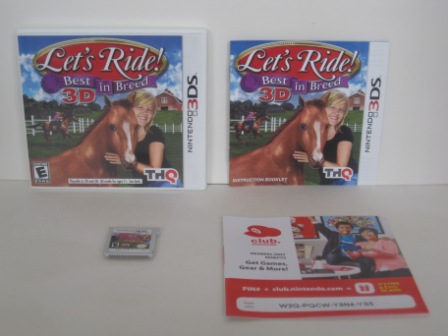 Lets Ride! Best in Breed 3D (CIB) - Nintendo 3DS Game